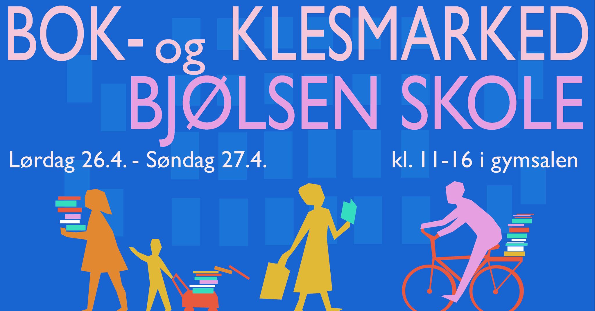 Velkommen til korpsets bok- og klesmarked 26-27. april!