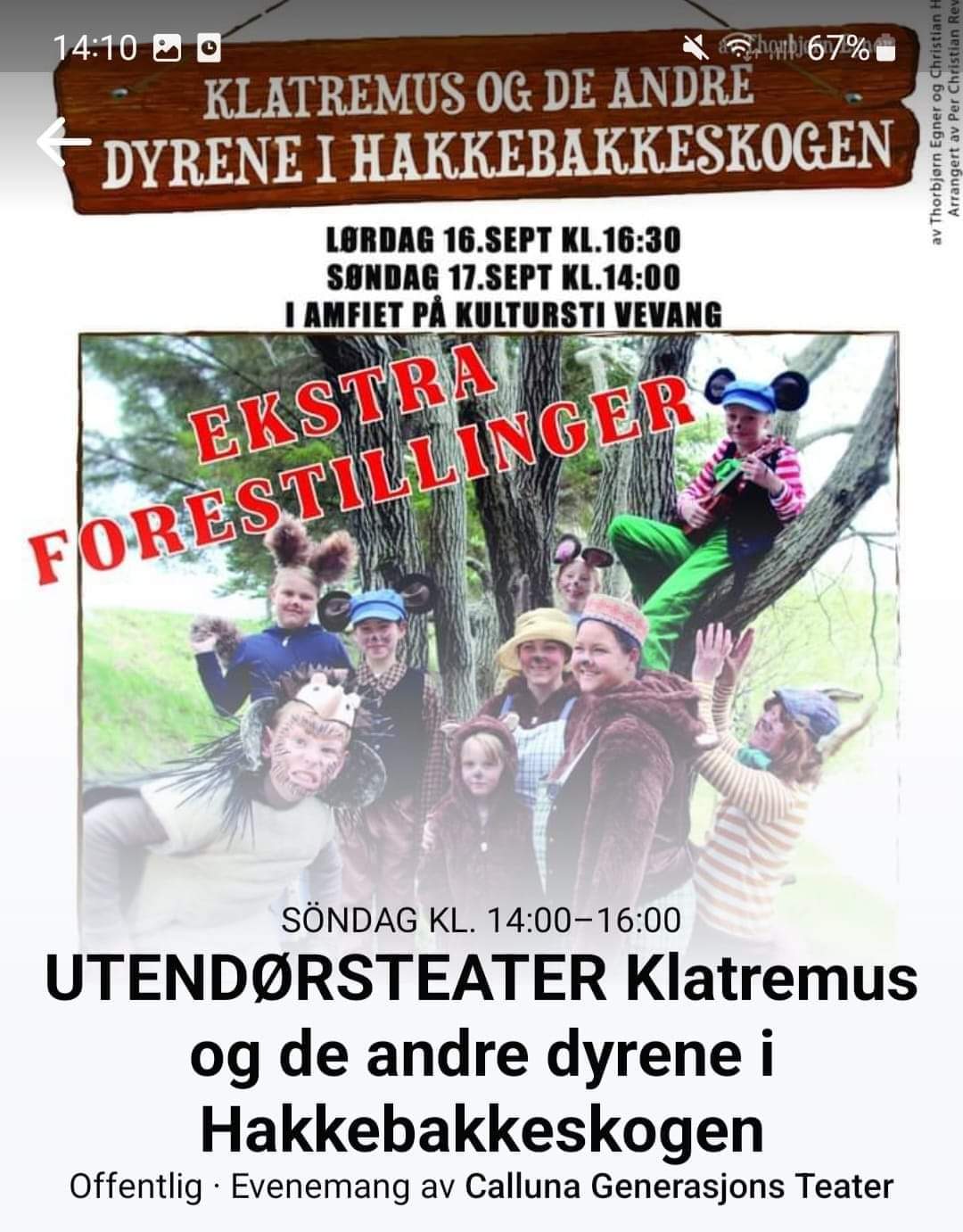 Utendørsteater på Vevang