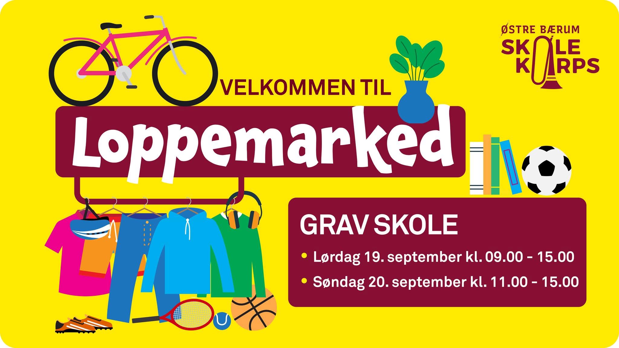 Velkommen til høstens loppemarked