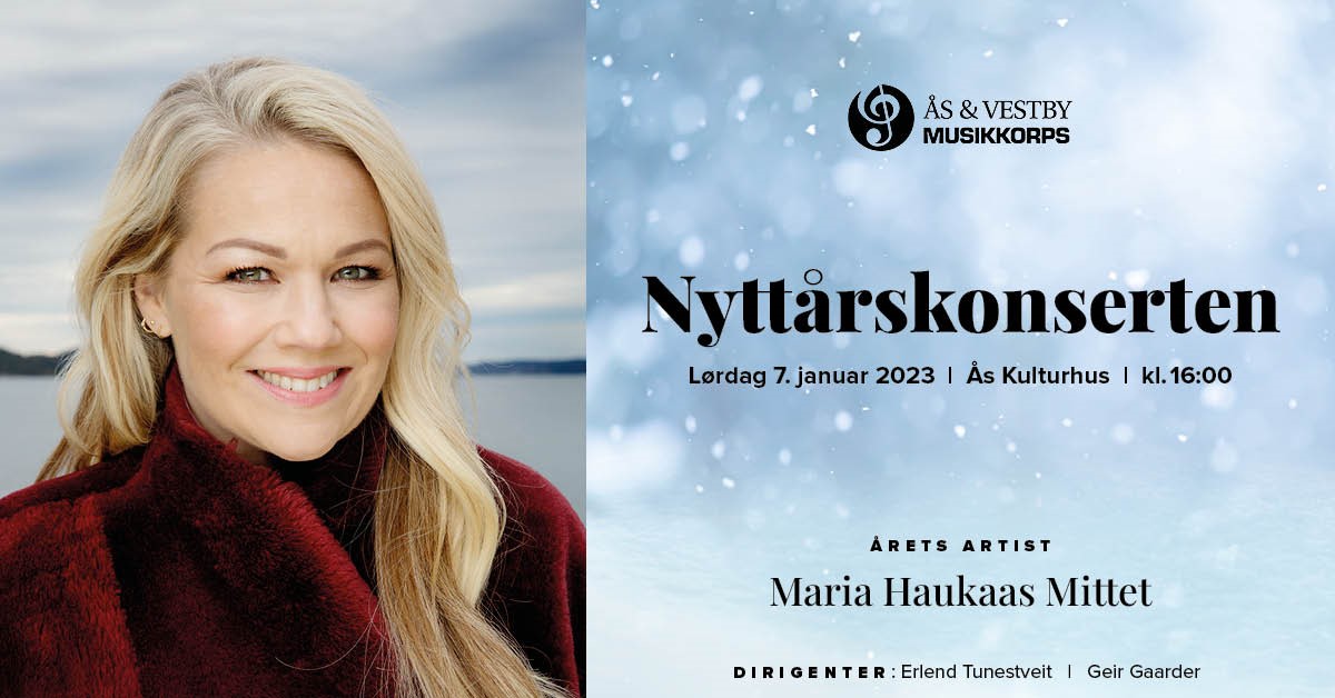 Nyttårskonserten 2023 med Maria Haukaas Mittet