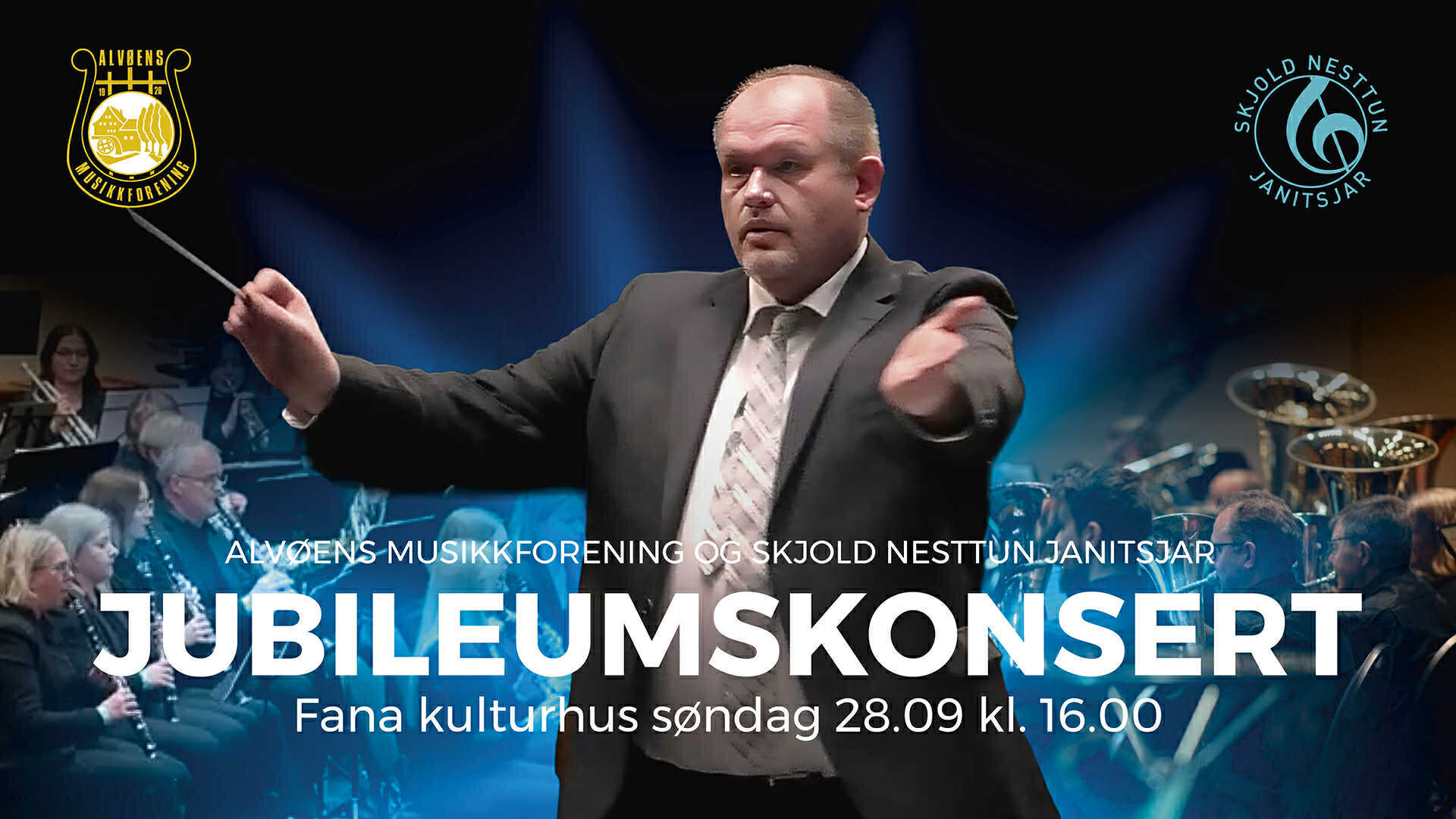 Jubileumskonsert med Skjold Nesttun Janitsjar og Alvøens Musikkforening