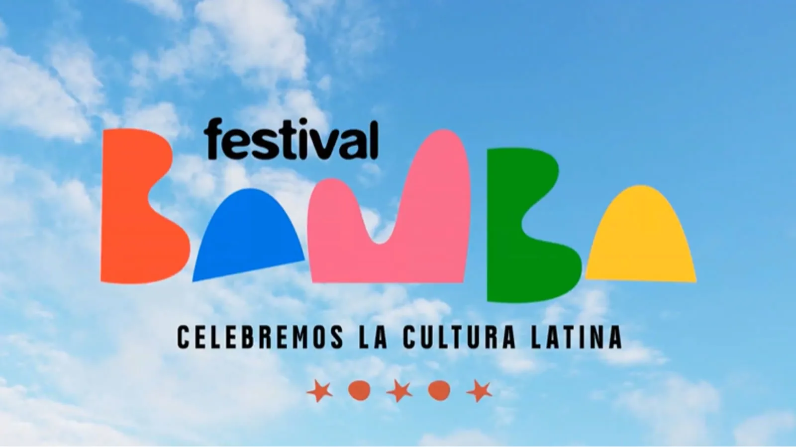 Cronograma de horarios del Festival Bamba para el domingo 25 de octubre, distribuido en los escenarios Banco de Chile y Latino