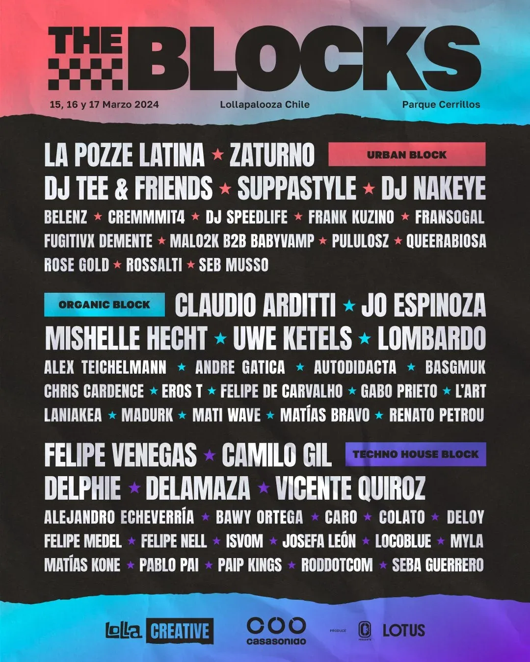 Lollapalooza 2024 prepara "The Block", una nueva experiencia inmersiva en el festival