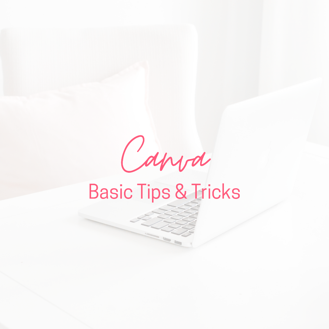 FREE - Canva - Basic Tips & Tricks