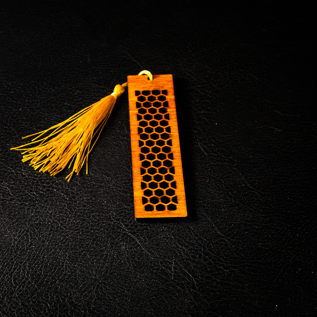 Bee's Knees Wood Bookmark