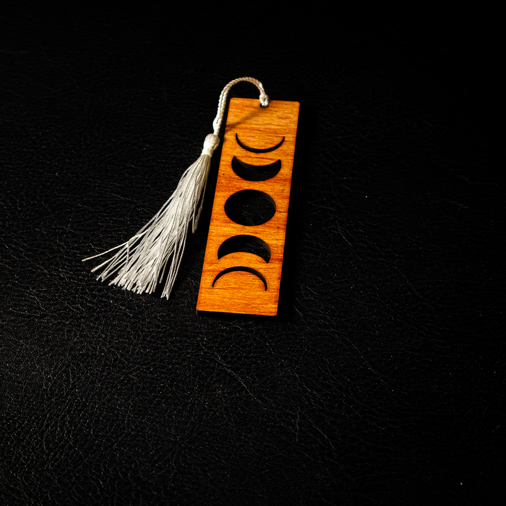 Moonlight Marker Wood Bookmark