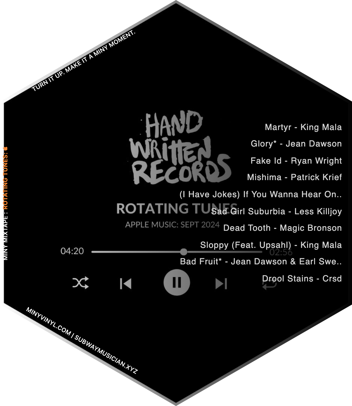 Rotating Tunes Apple