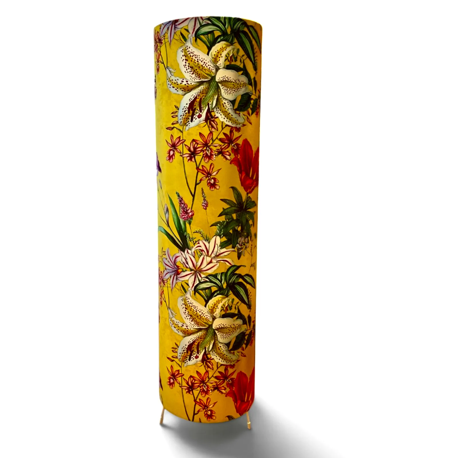 Butterfly Garden Lamp in Gold