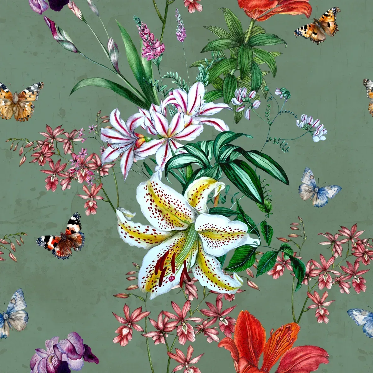 Butterfly Garden Wallpaper