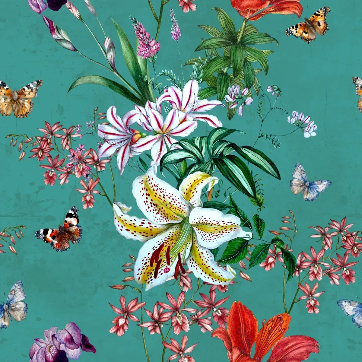 Butterfly Garden Wallpaper