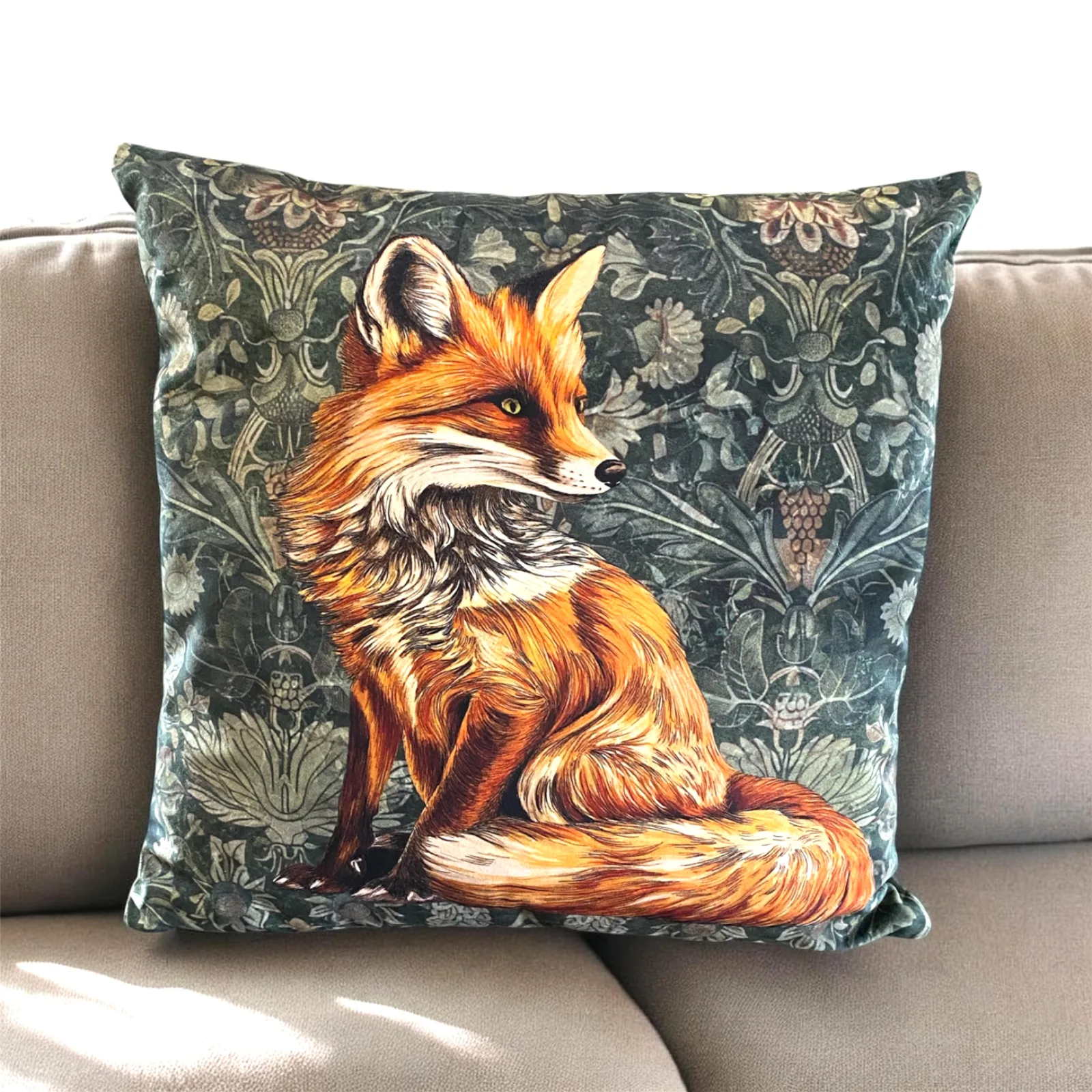 Foxy Cushion Green