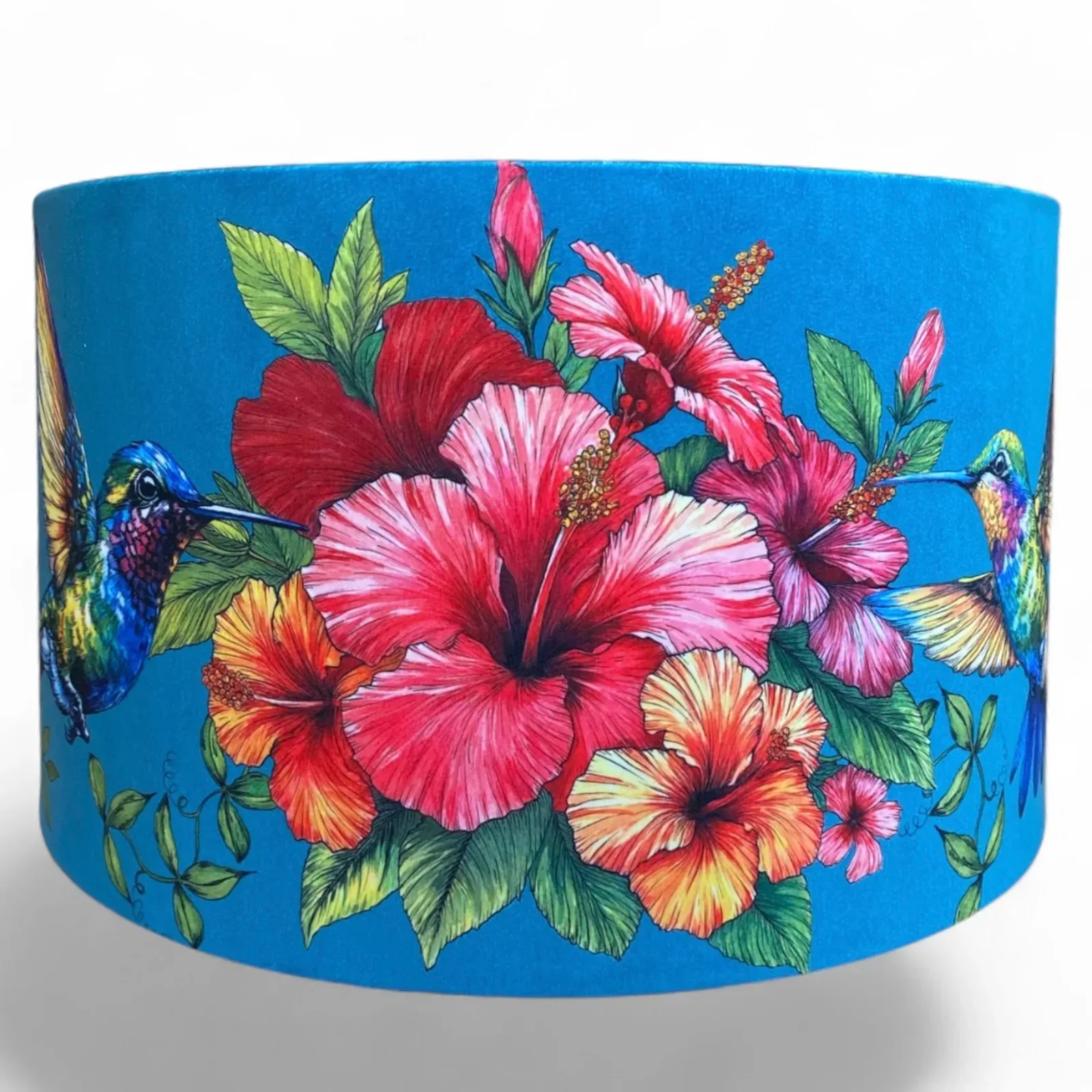 Hummingbird and Hibiscus Shade