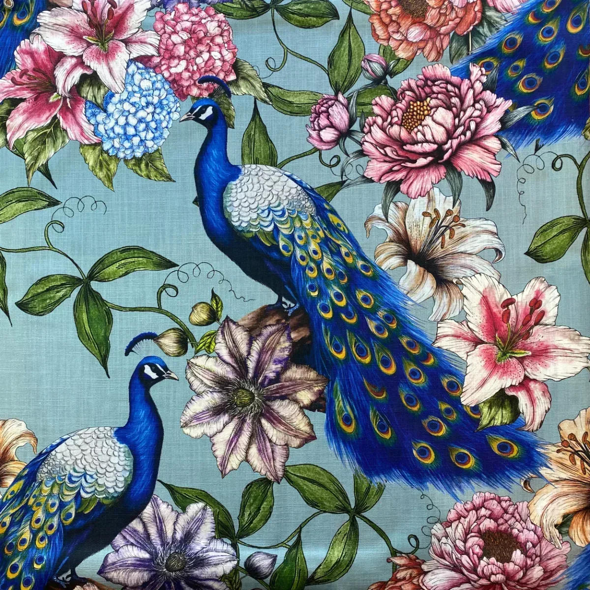 Peacock Passion Fabric