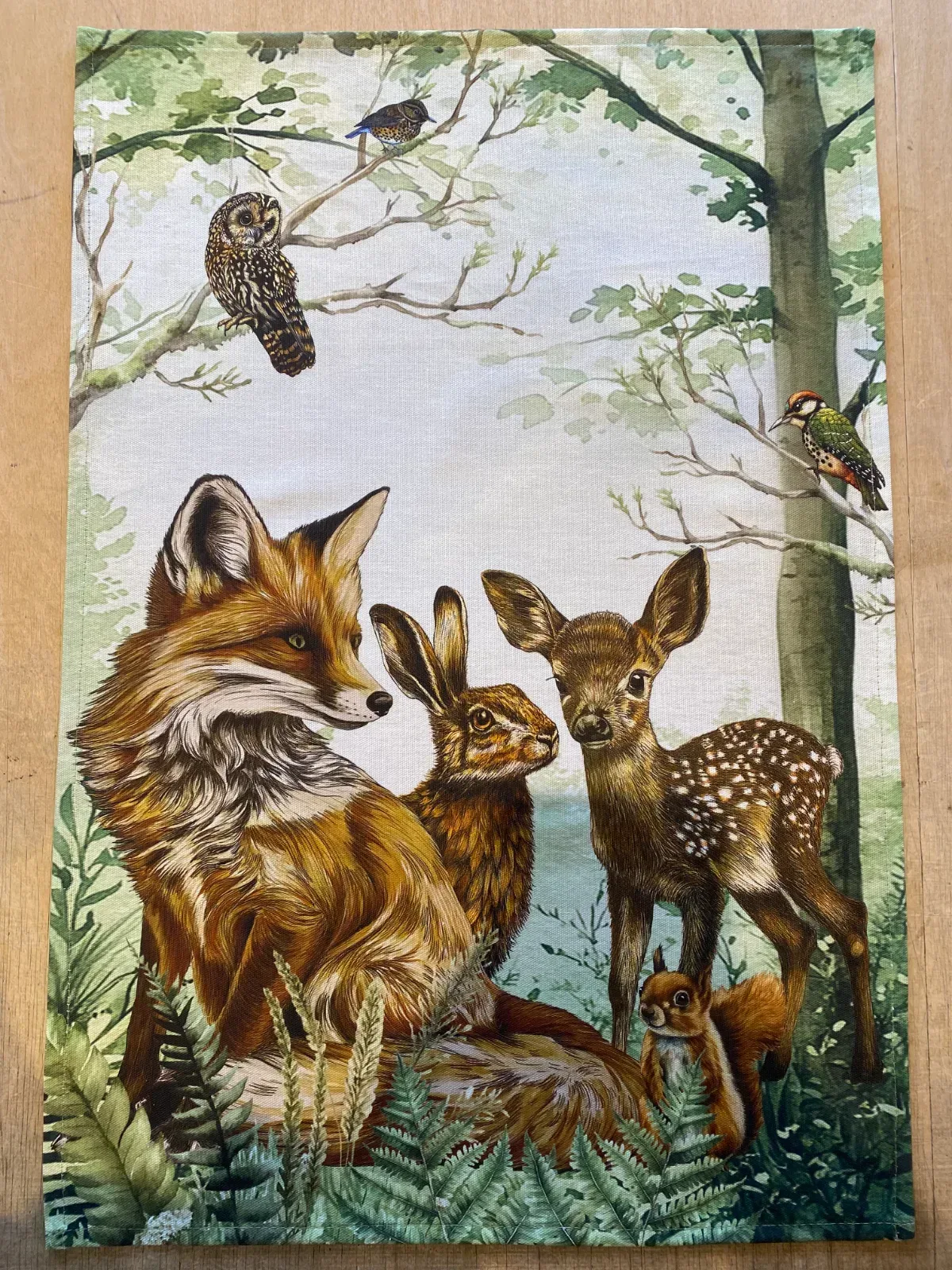Woodland Truce Tea Towel