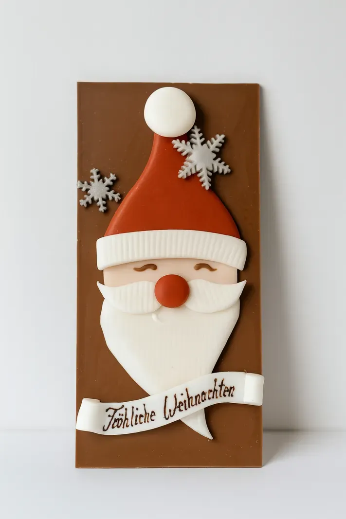 Der süsse Gruss des Weihnachtsmannes
