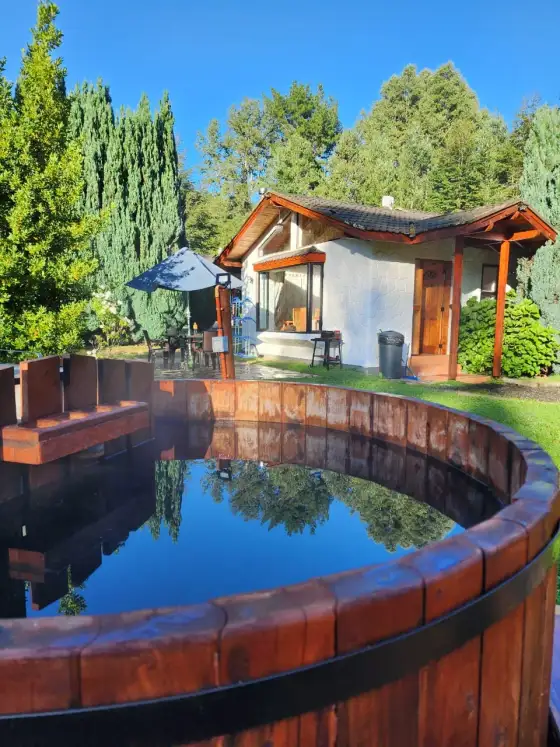 Cabaña con Chimenea y Terraza en Pucón