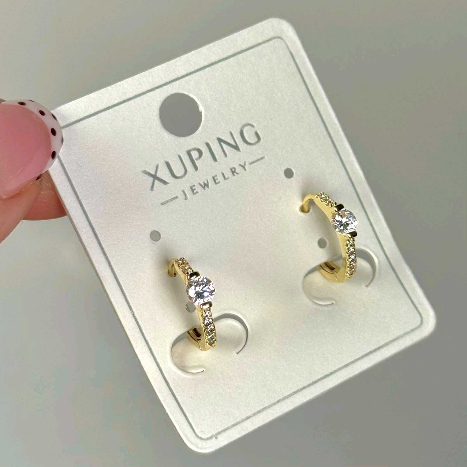 Arete puntito en medio Xuping - XP21