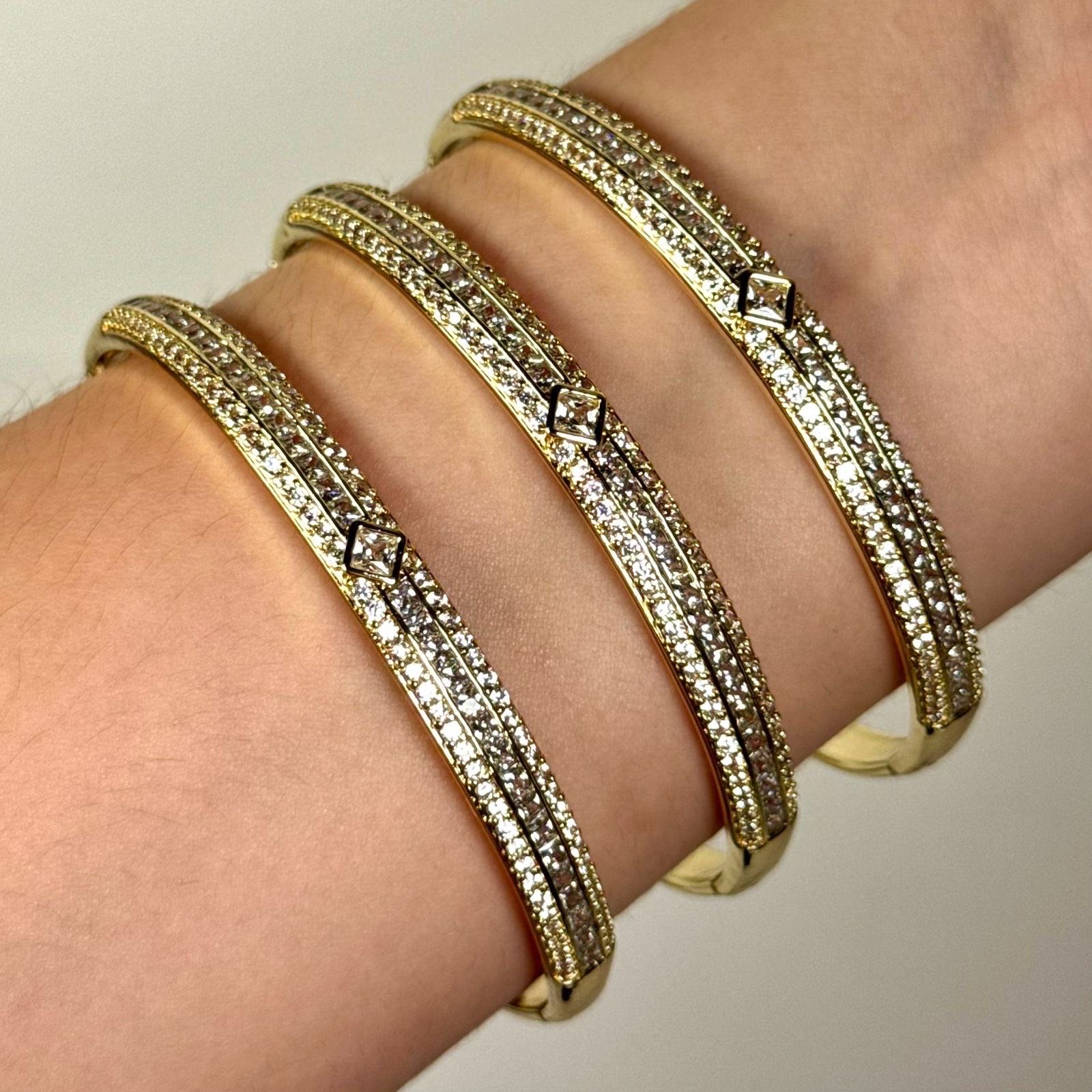Brazalete full zircones xuping- XP75