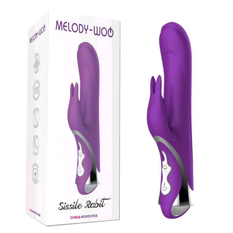 VIBRADOR Y ROTADOR CONEJO 13 FRECUENCIAS Y CARGA USB MISIL CN-531025736 - CHISA