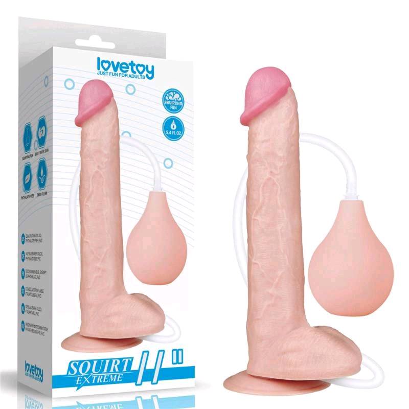 DILDO SQUIRT EXTREME DE CHORRO 11" 28 CMS LV116023 - LOVETOY