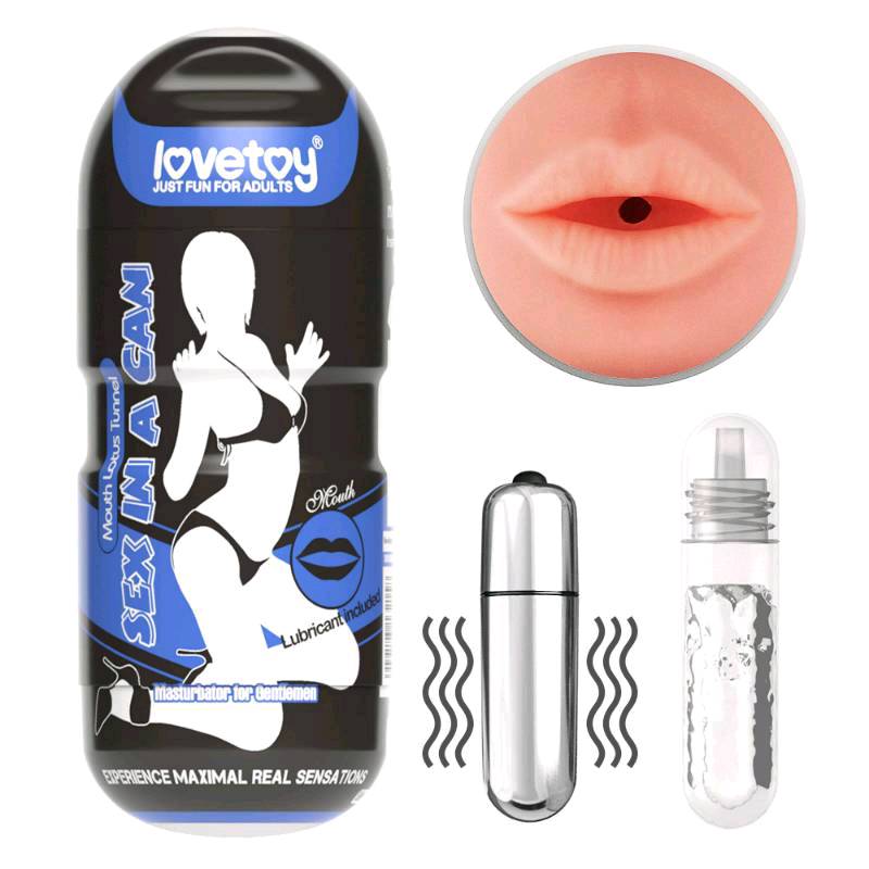 MASTURBADOR BOCA VIBRADOR CYBERSKIN 3600508-02 - LOVETOY