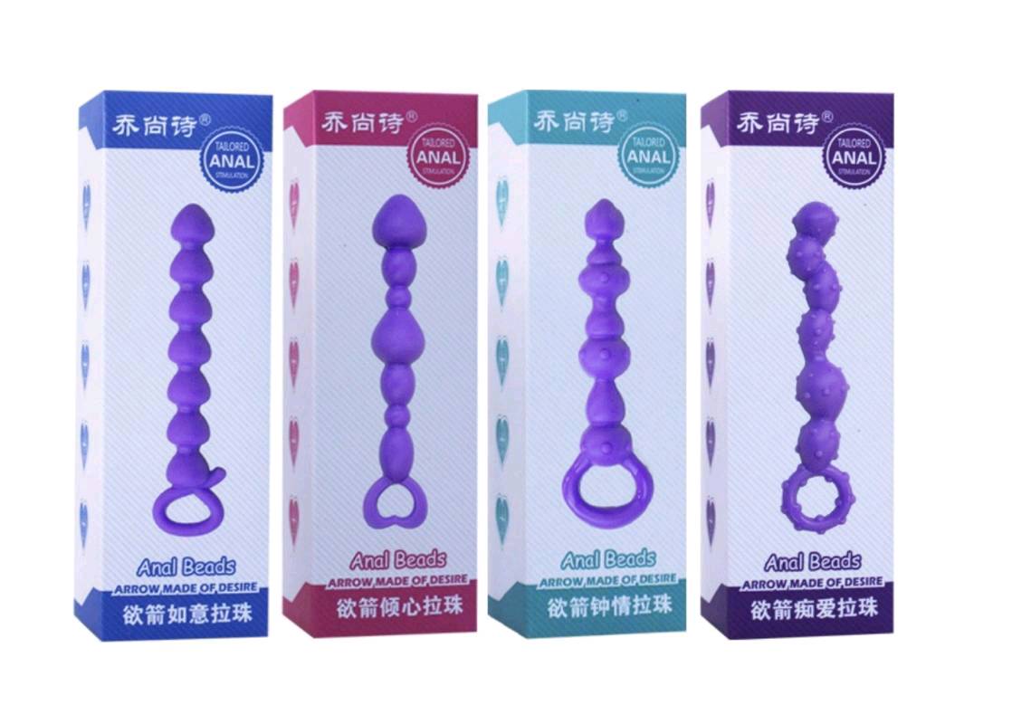 VARITA ANAL DE SILICONA DISEÑOS SURTIDOS 