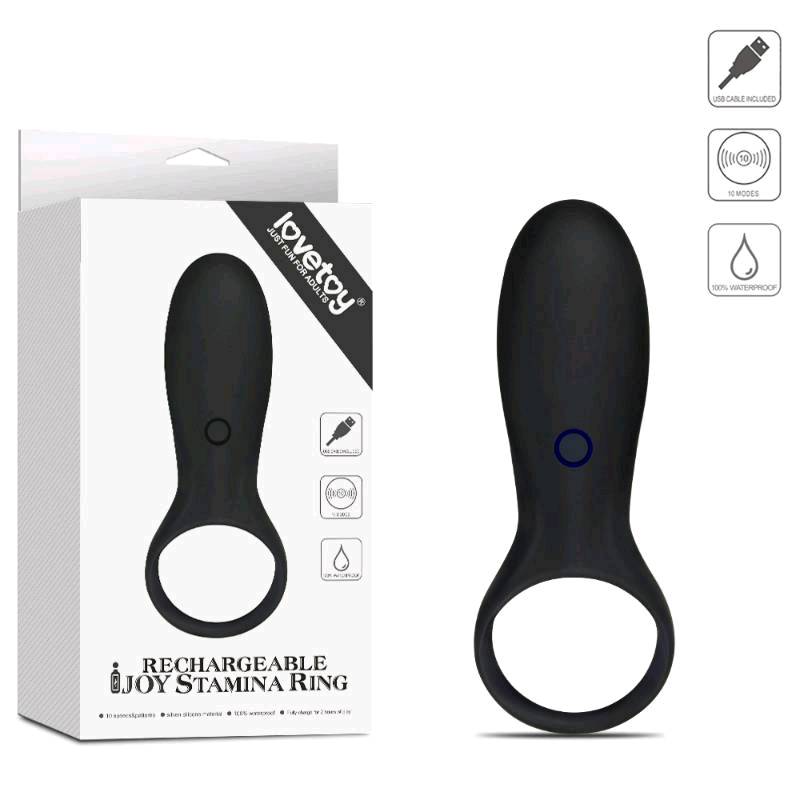 ANILLO VIBRADOR 10 FRECUENCIAS Y CARGA USB STAMINA LV1568 - LOVETOY