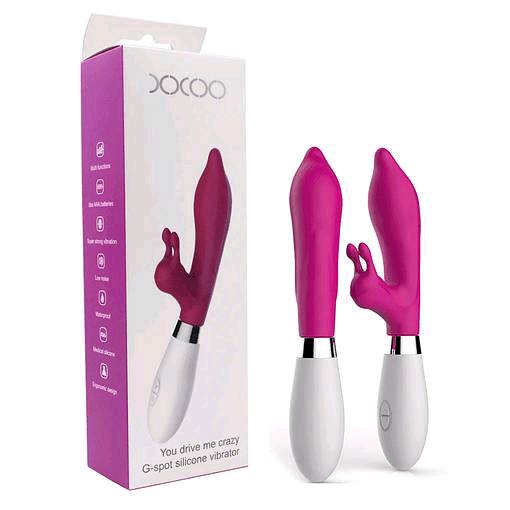 VIBRADOR 10 FRECUENCIAS CON ESTIMULADOR VV307 - DOCOO
