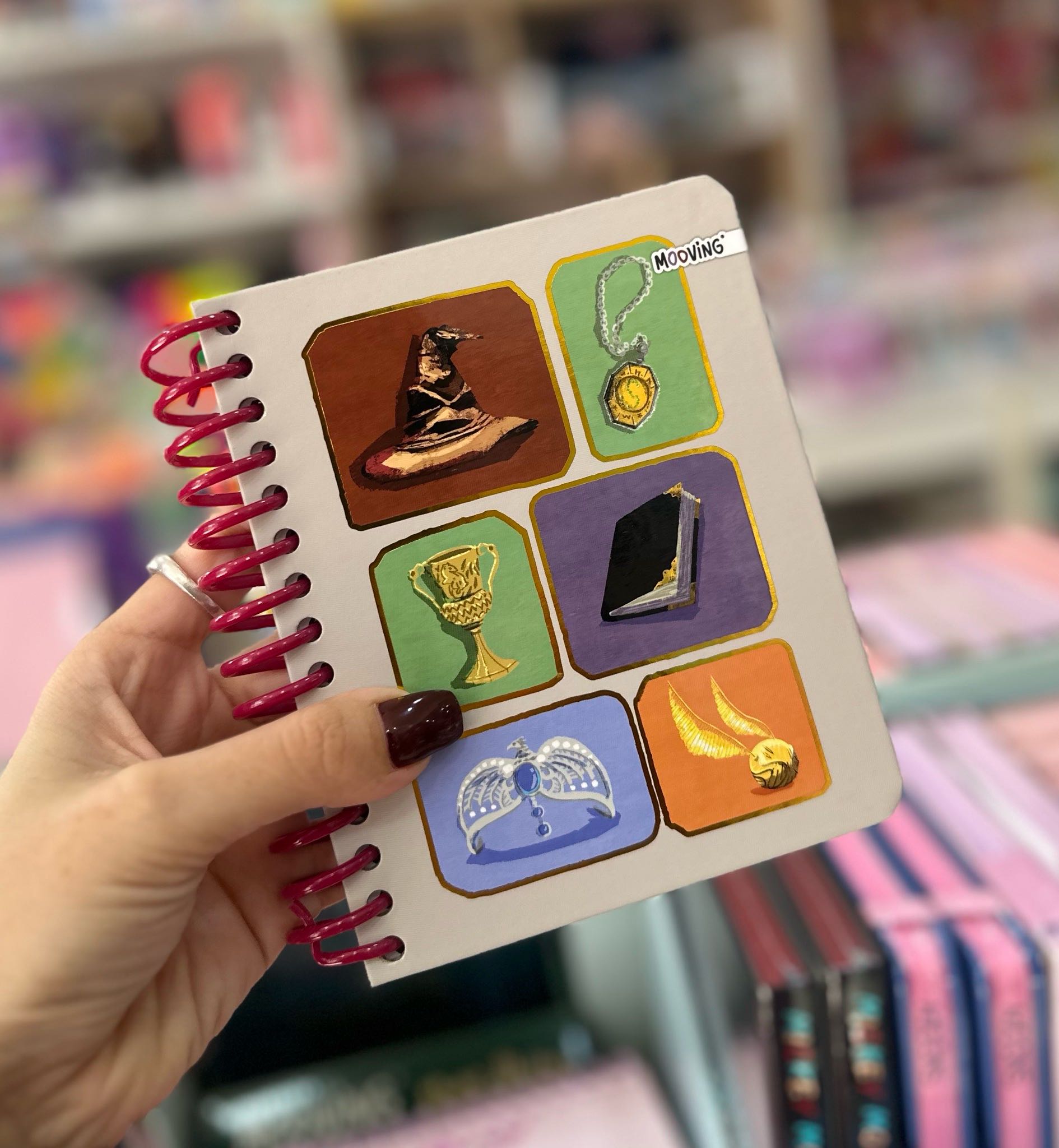 CUADERNO ANOTADOR MOOVING HARRY POTTER POCKET