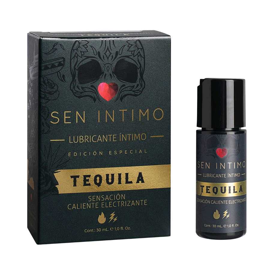 LUB SENSACIÓN CALIENTE ELECTRIZANTE EDICIÓN ESPECIAL TEQUILA 30ML BY. SEN ÍNTIMO