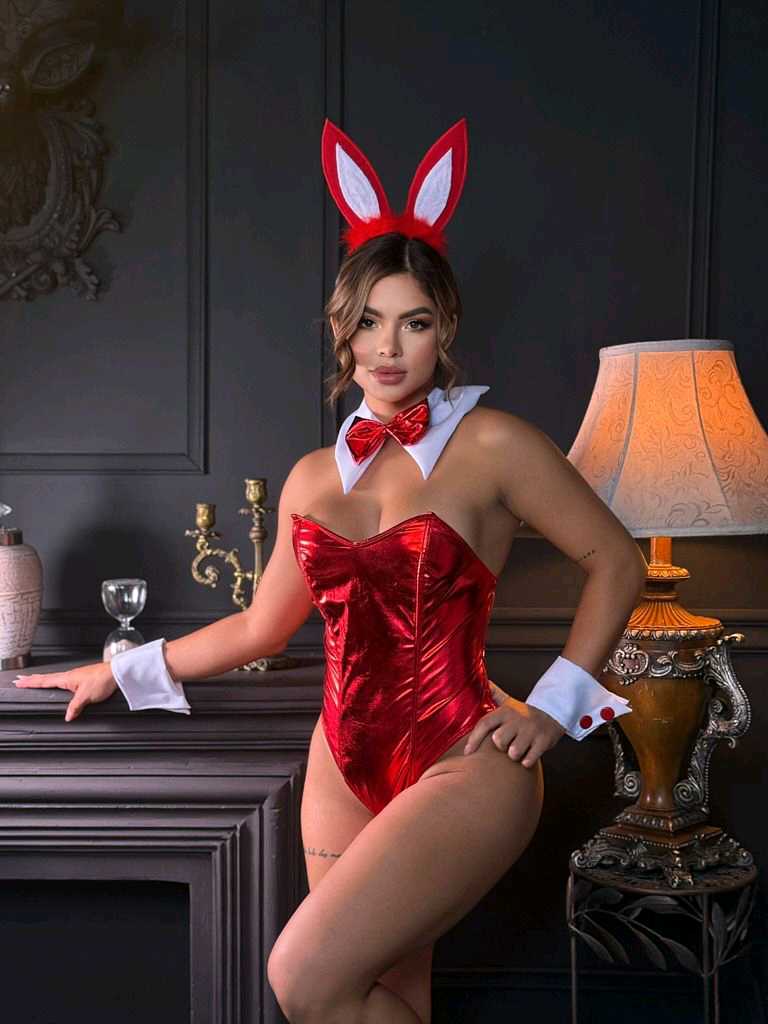 DISFRAZ CONEJITA PLAYBOY ROJO ❤️ REF. SS0763