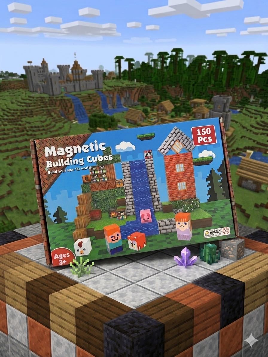 LEGO magnético Minecraft premiun 150 Piezas 