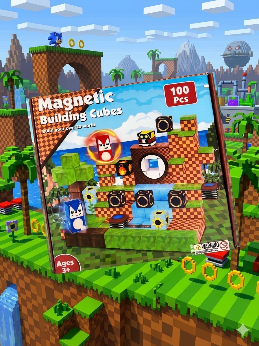 LEGO magnetico Sonic 100 pc 
