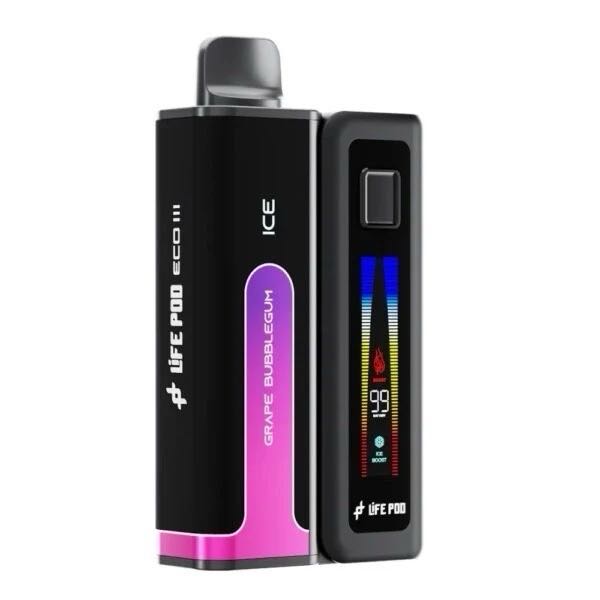 Life Pod ECO III Kit 20K Grape Bubblegum (Chicle Uva)