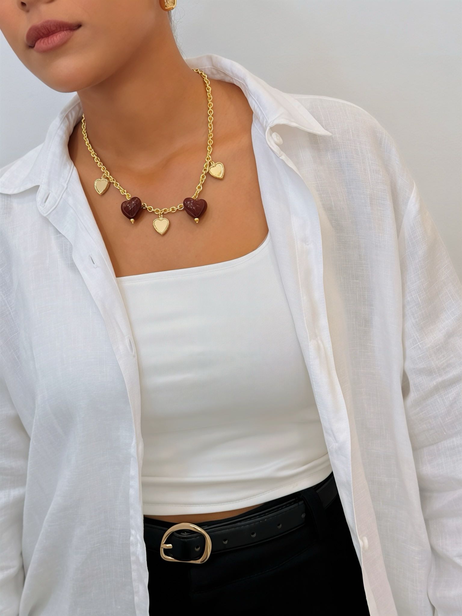 ORLANA MAXI COLLAR CAFÉ 