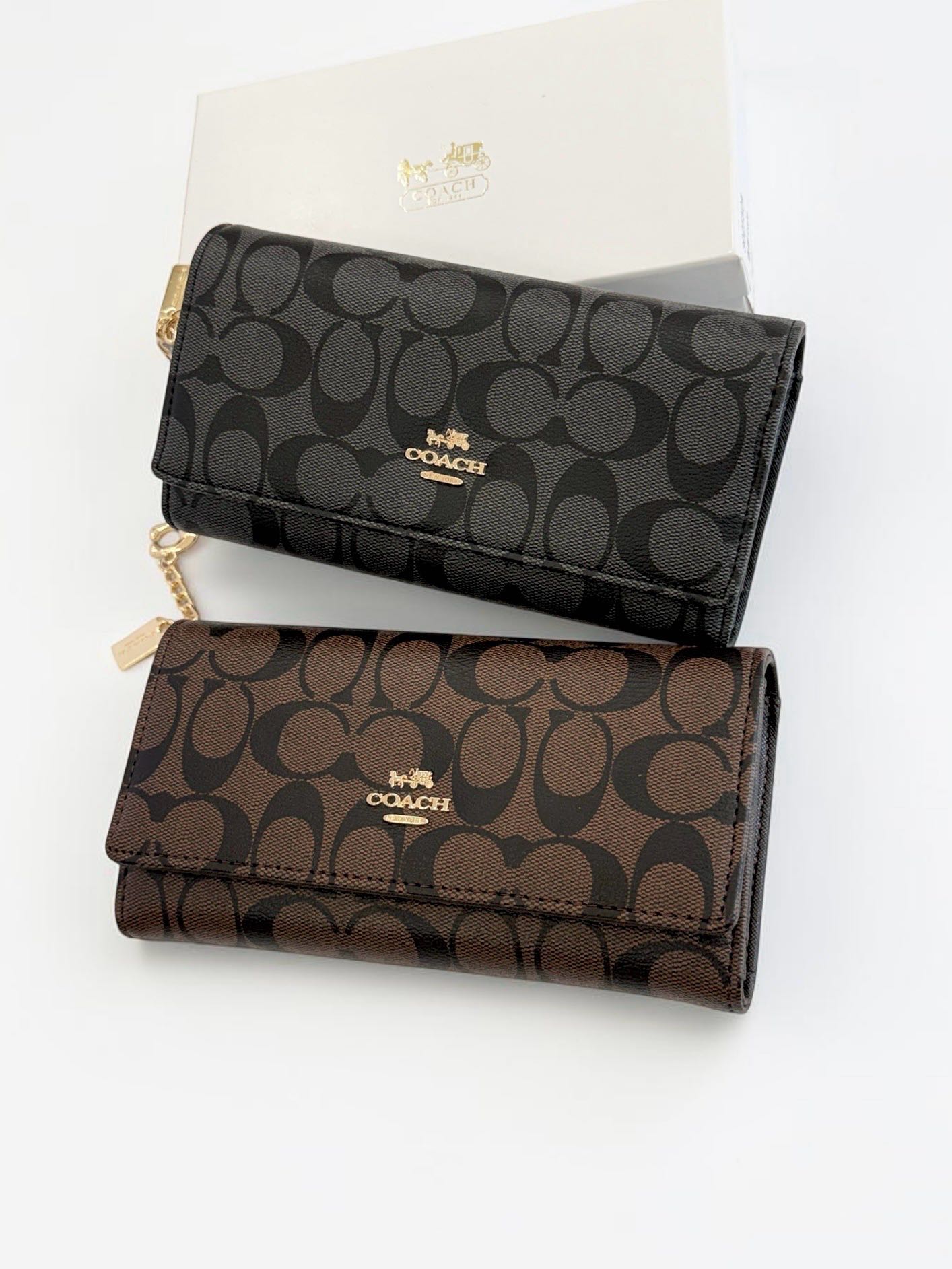 BILLETERA COACH LONG ESCOGE COLOR