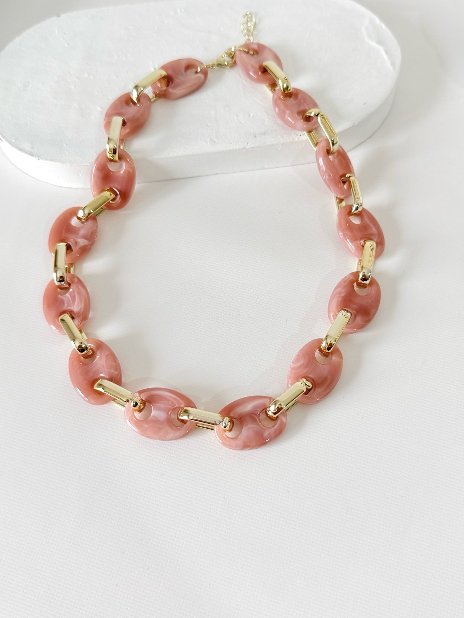 COLLAR VENETIA ROSA (F-1178)