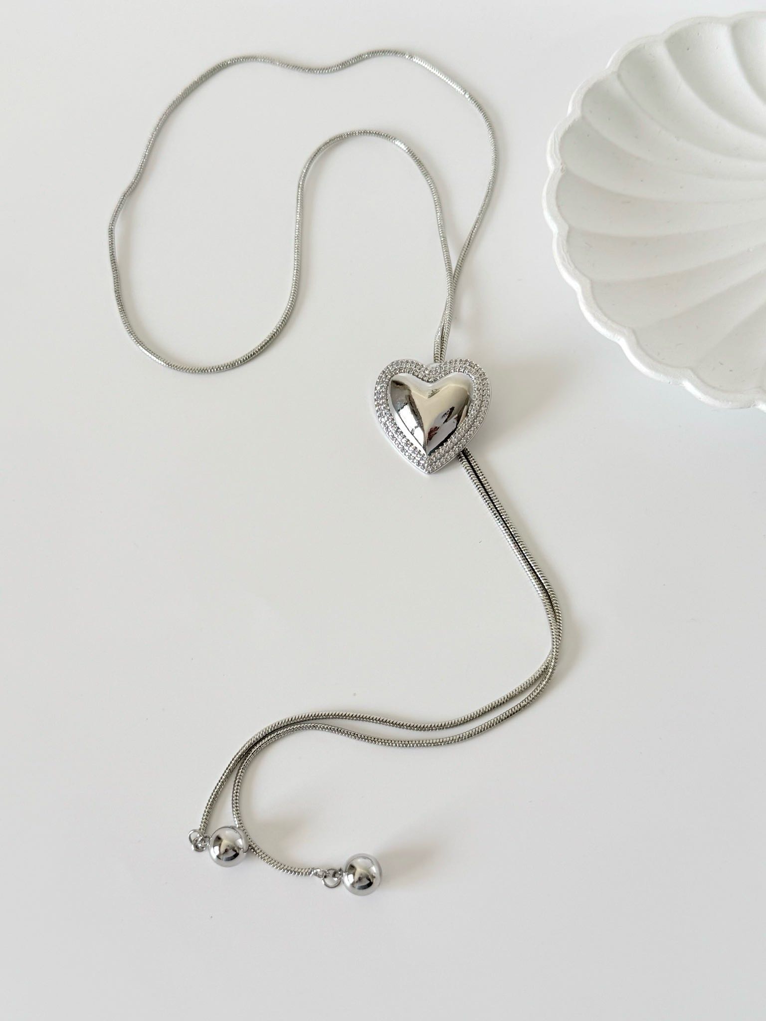 COLLAR SAVONA SILVER(F-1212)