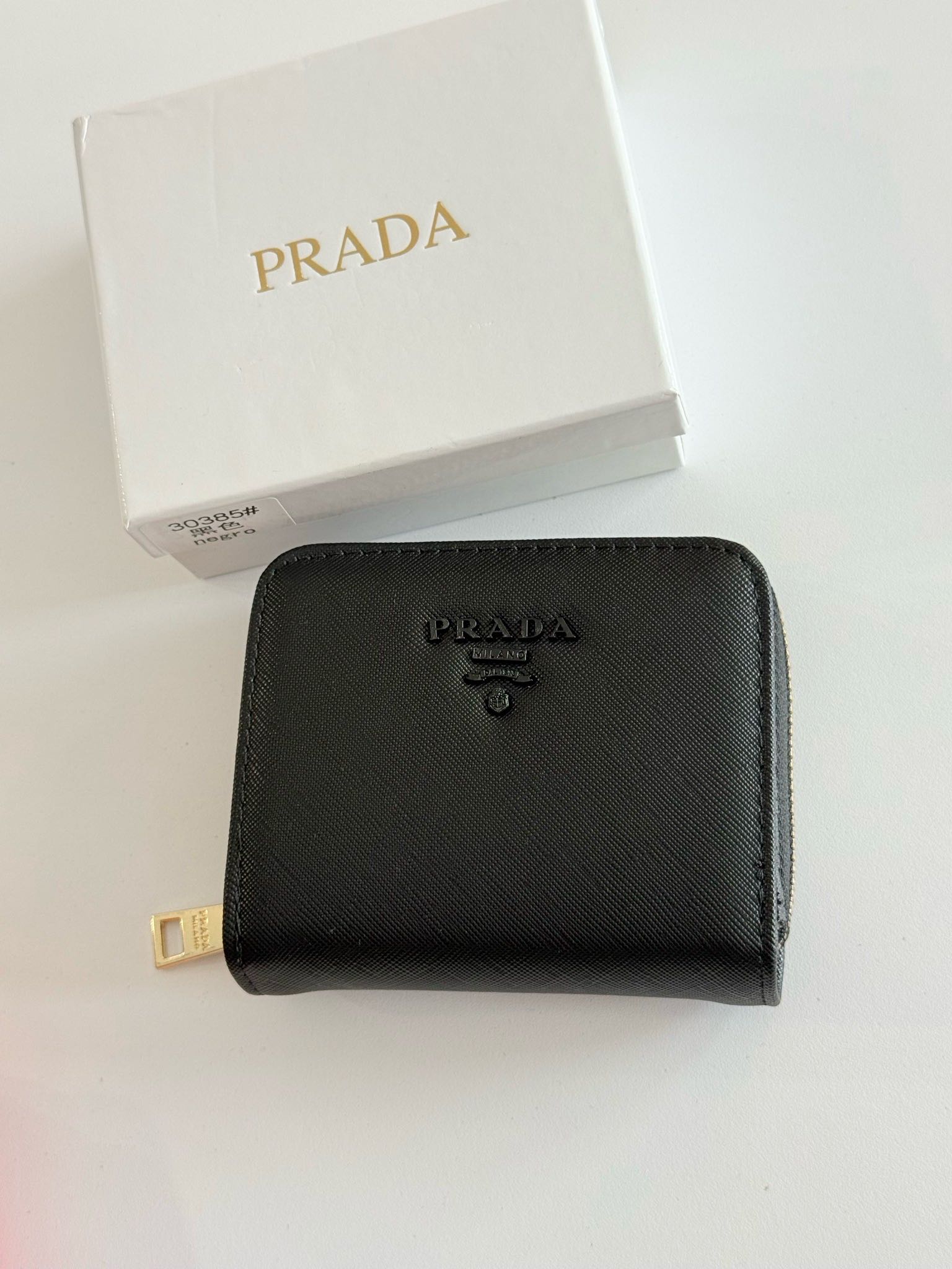 BILLETERA PRADA SMALL NEGRA  