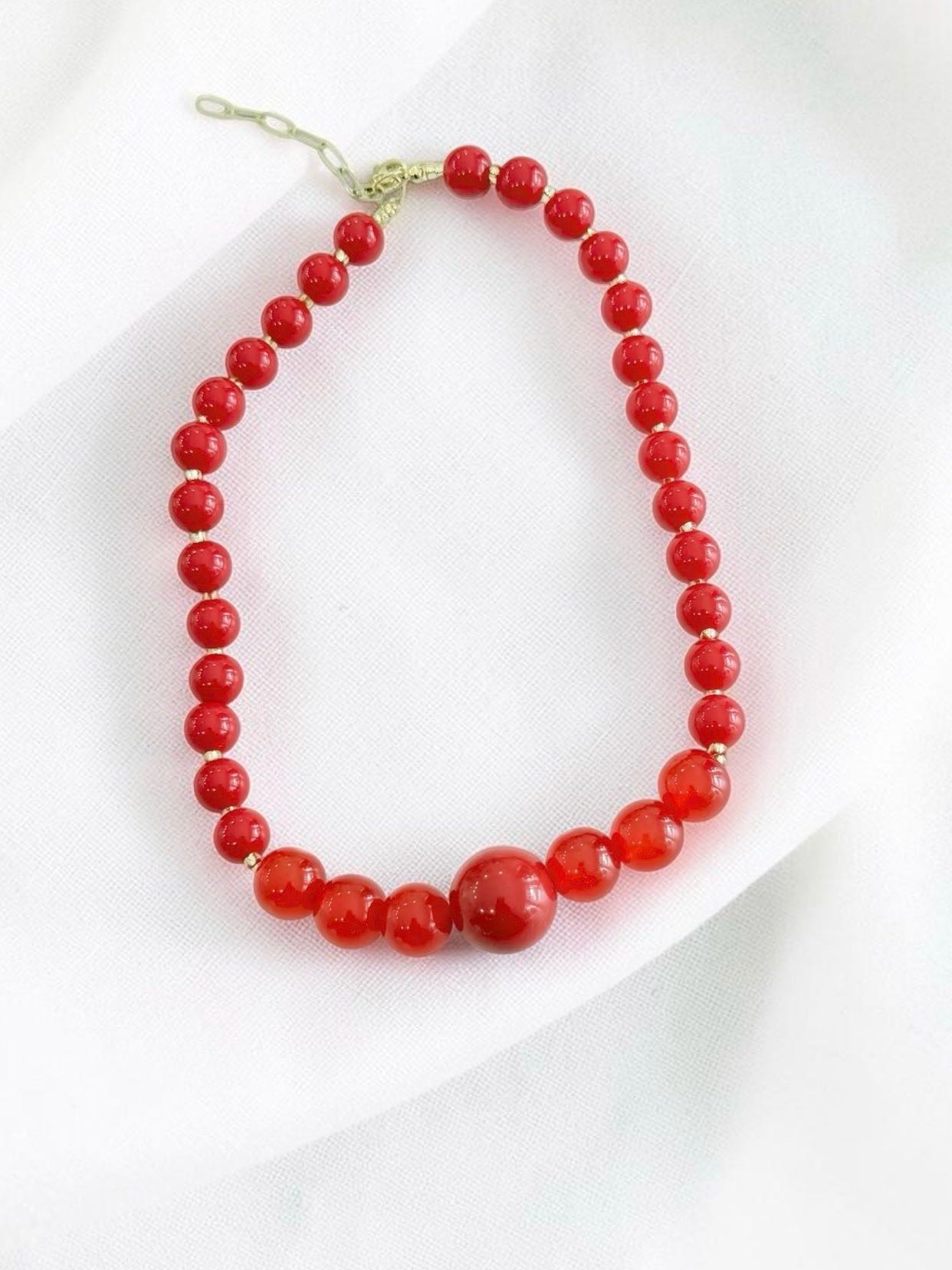 COLLAR MARGOT ROJO 