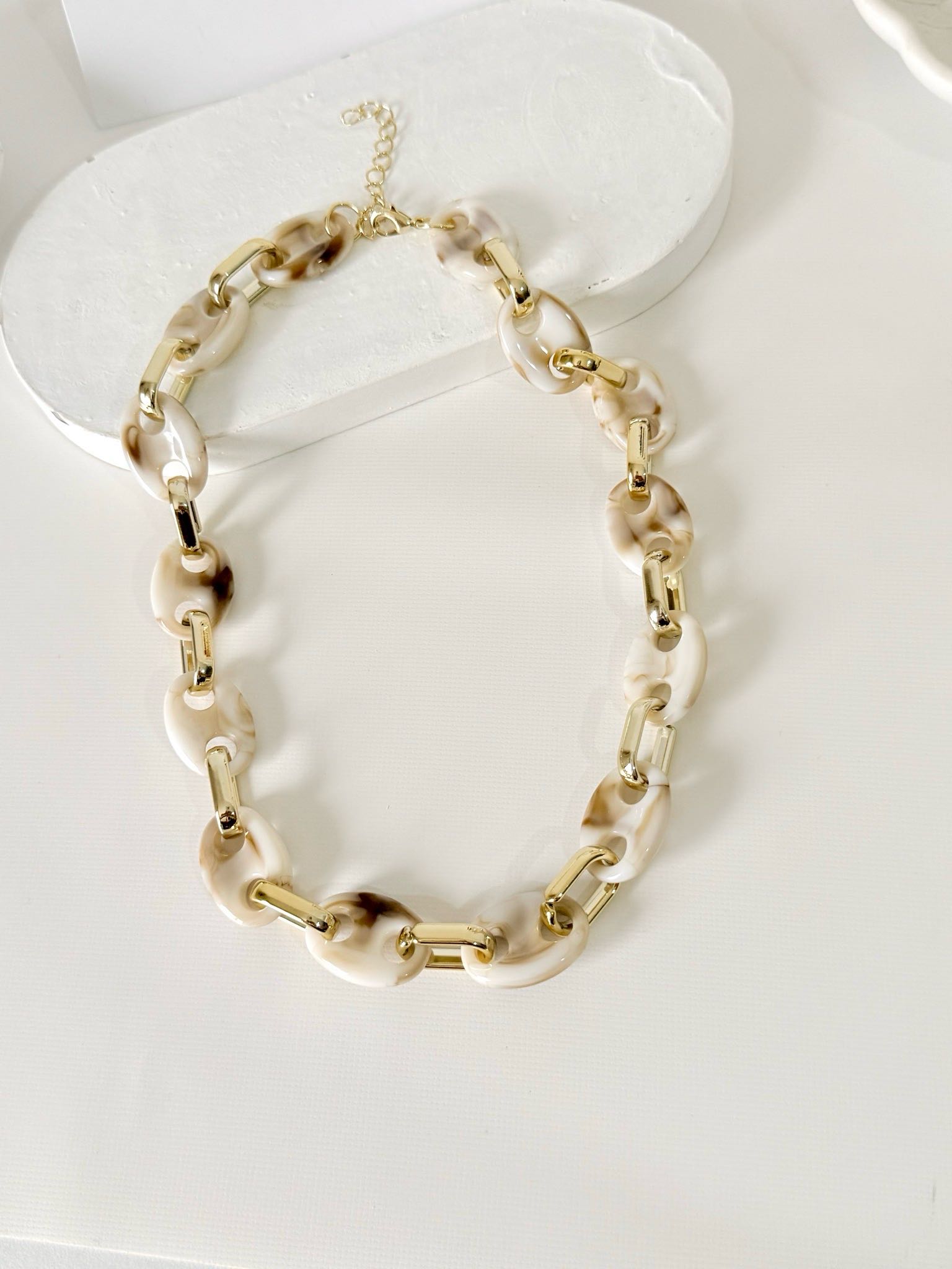 COLLAR VENETIA BEIGE(F-1178)