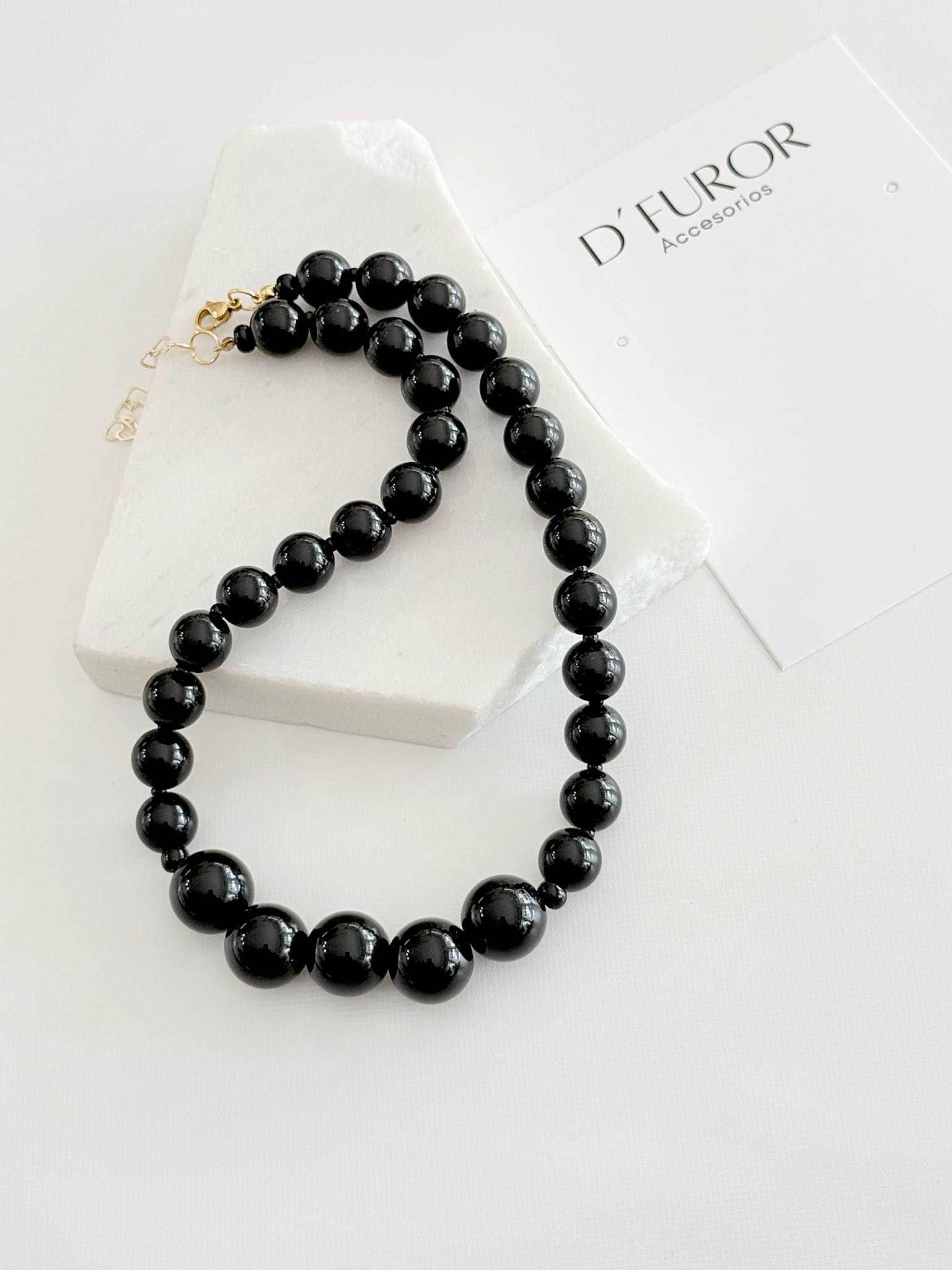 COLLAR NELVA NEGRO 