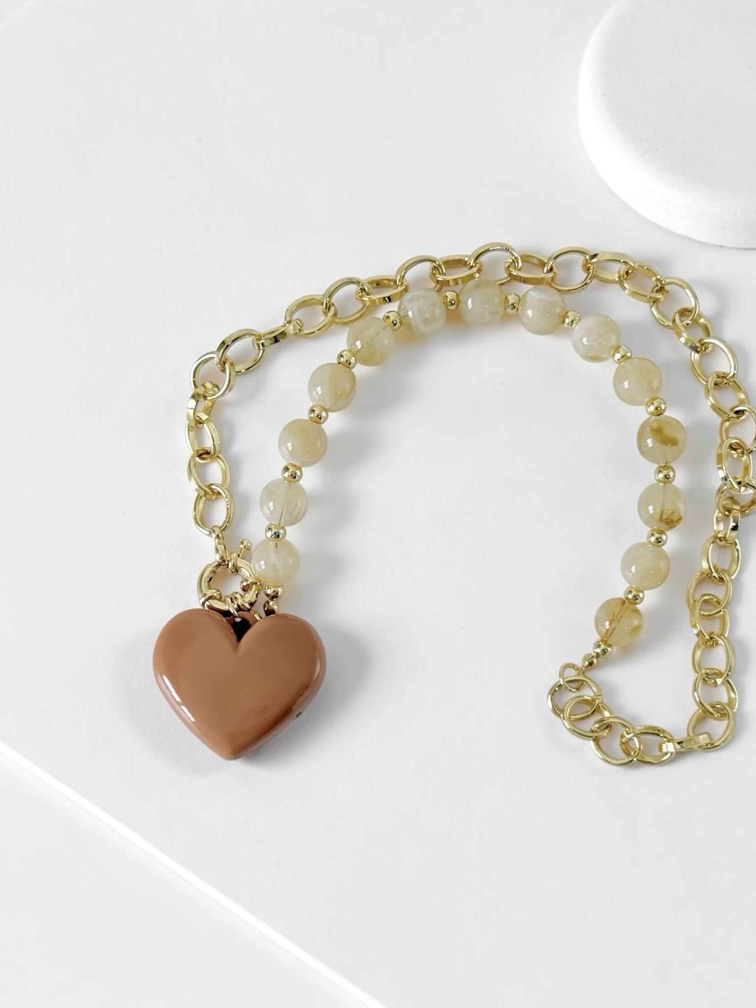 LORETTA MAXI COLLAR CAFÉ 