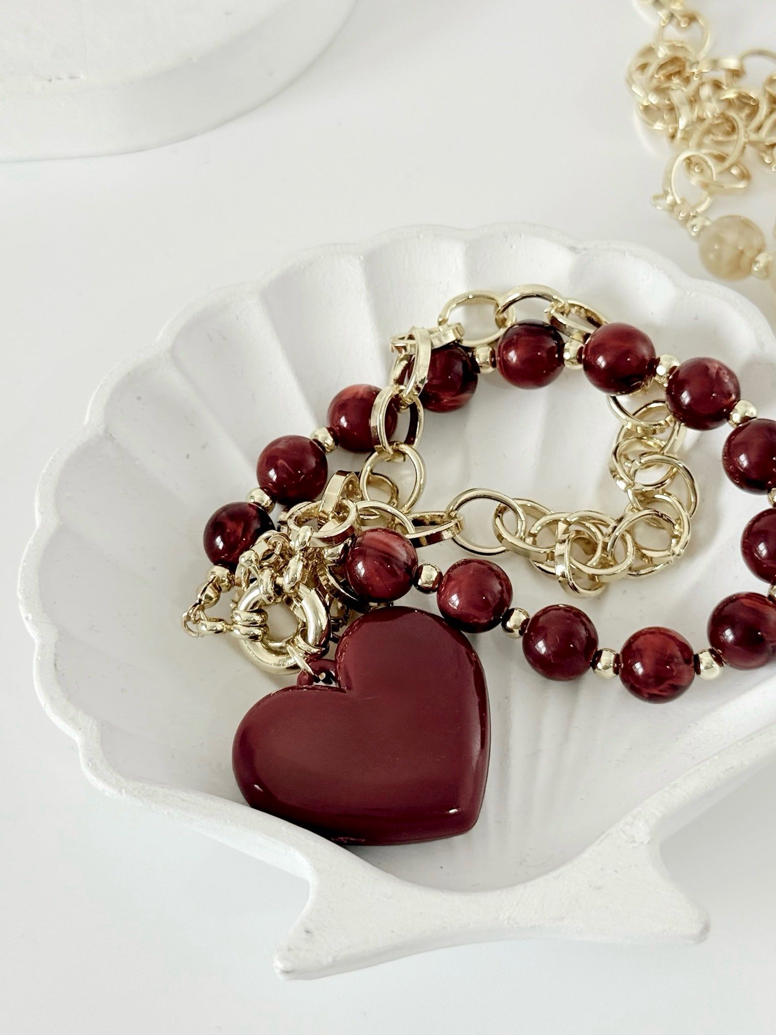 LORETTA MAXI COLLAR VINO 