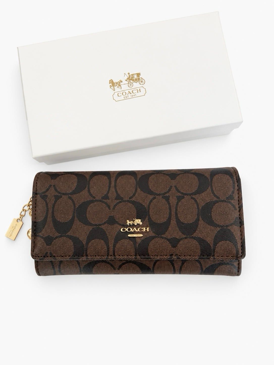 BILLETERA COACH LONG ESCOGE COLOR