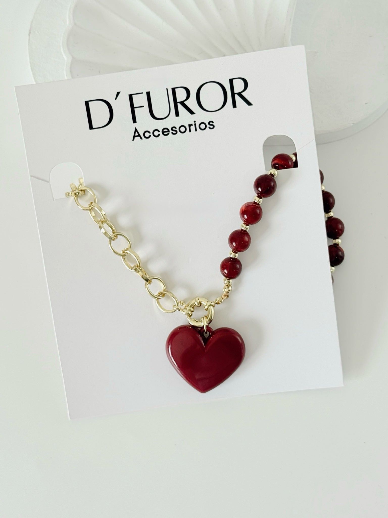 LORETTA MAXI COLLAR VINO 