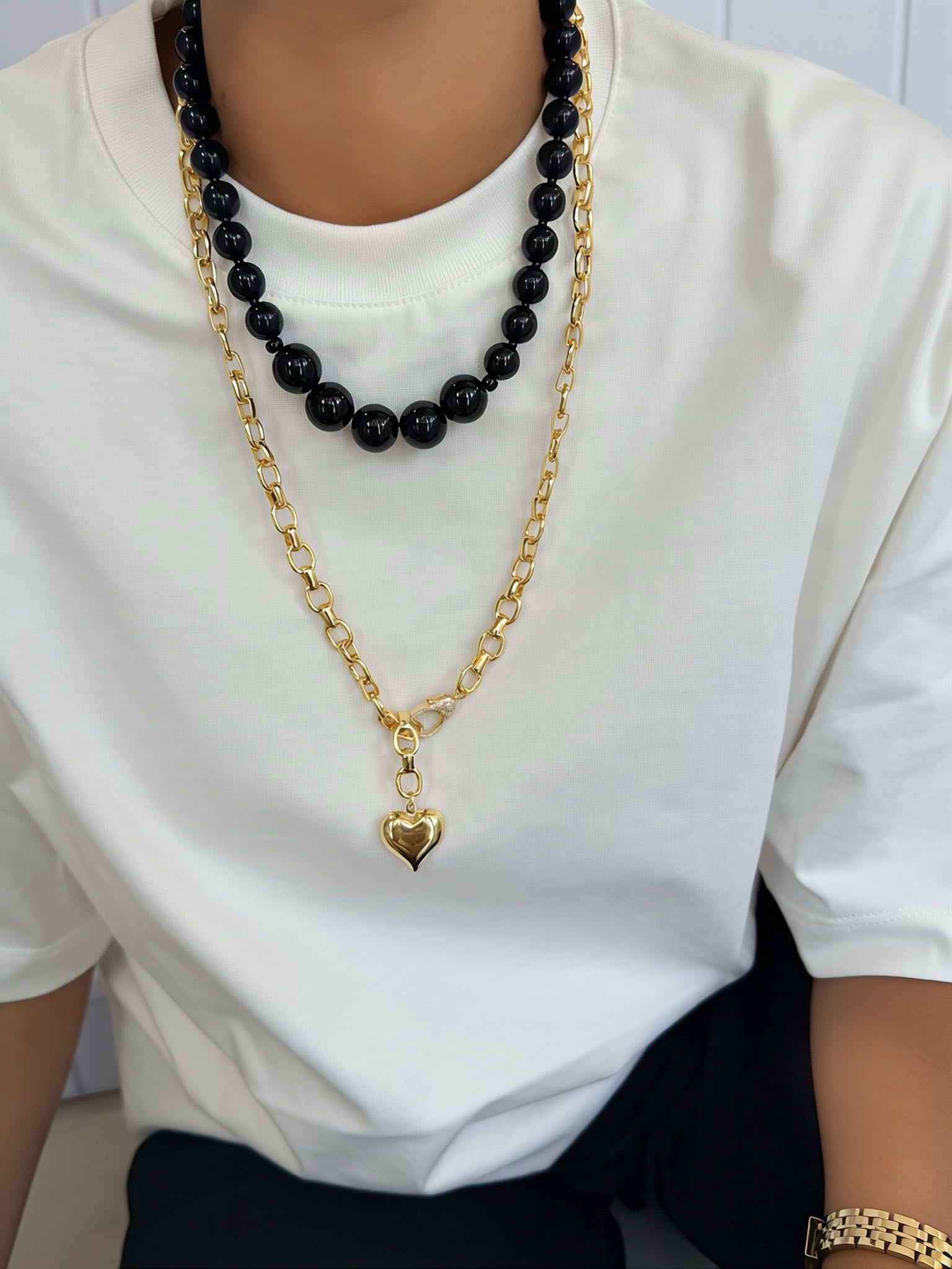COLLAR NELVA NEGRO 