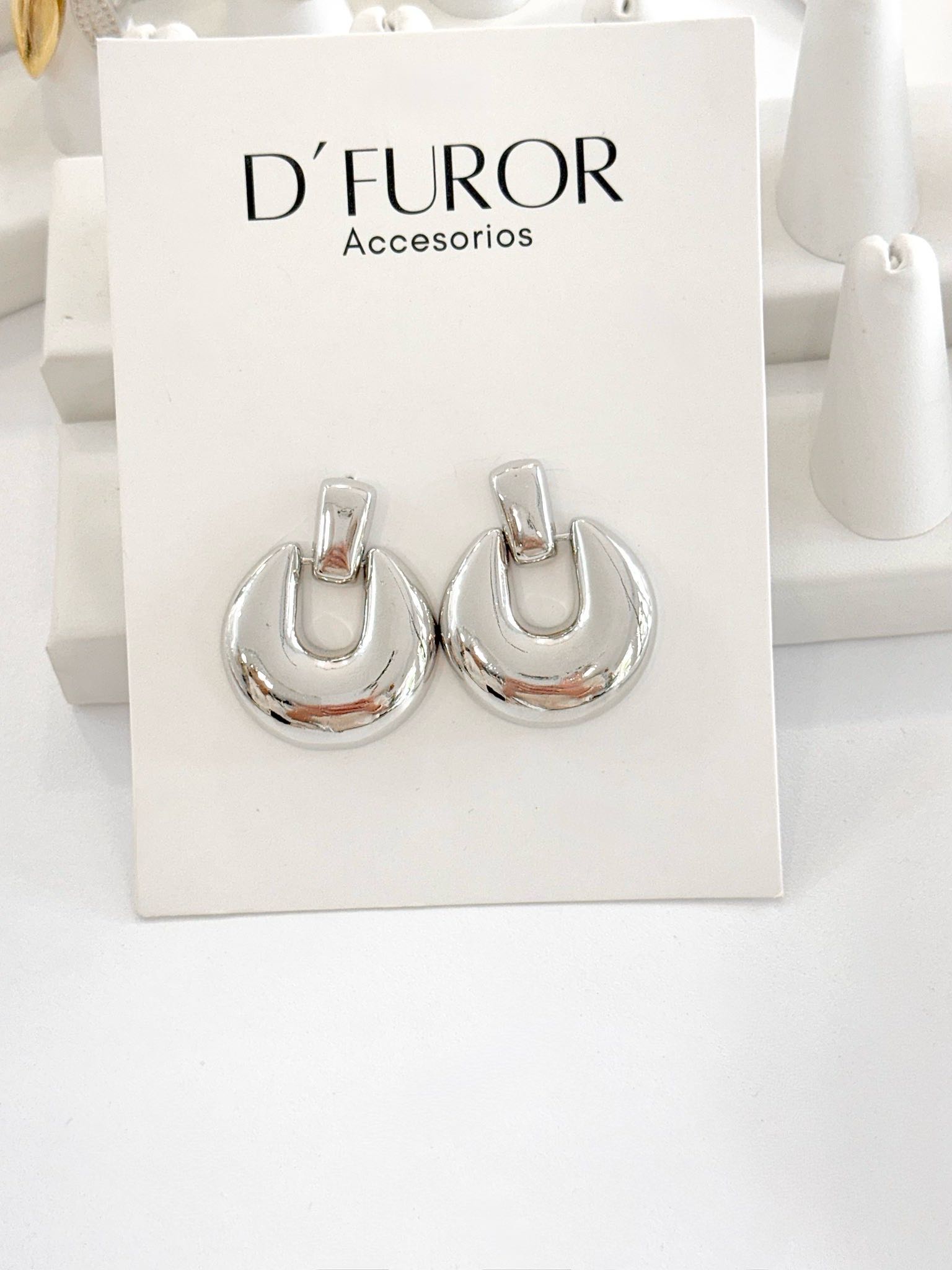 NORMA MAXI ARETES SILVER (F-1223)