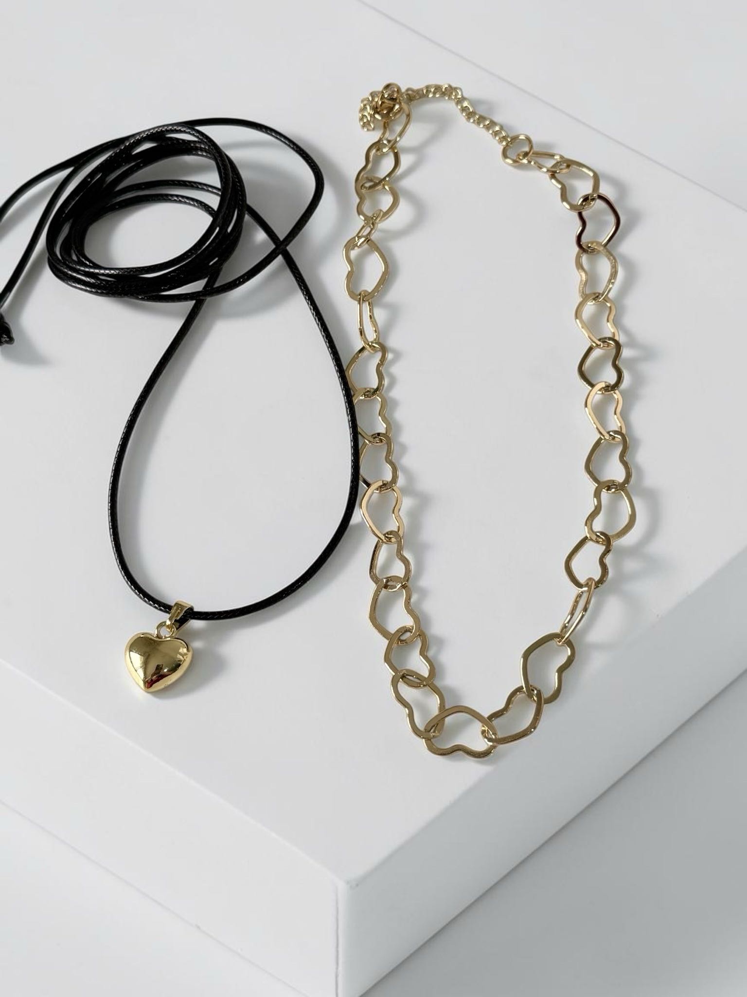 COLLAR CORAZONES x 2