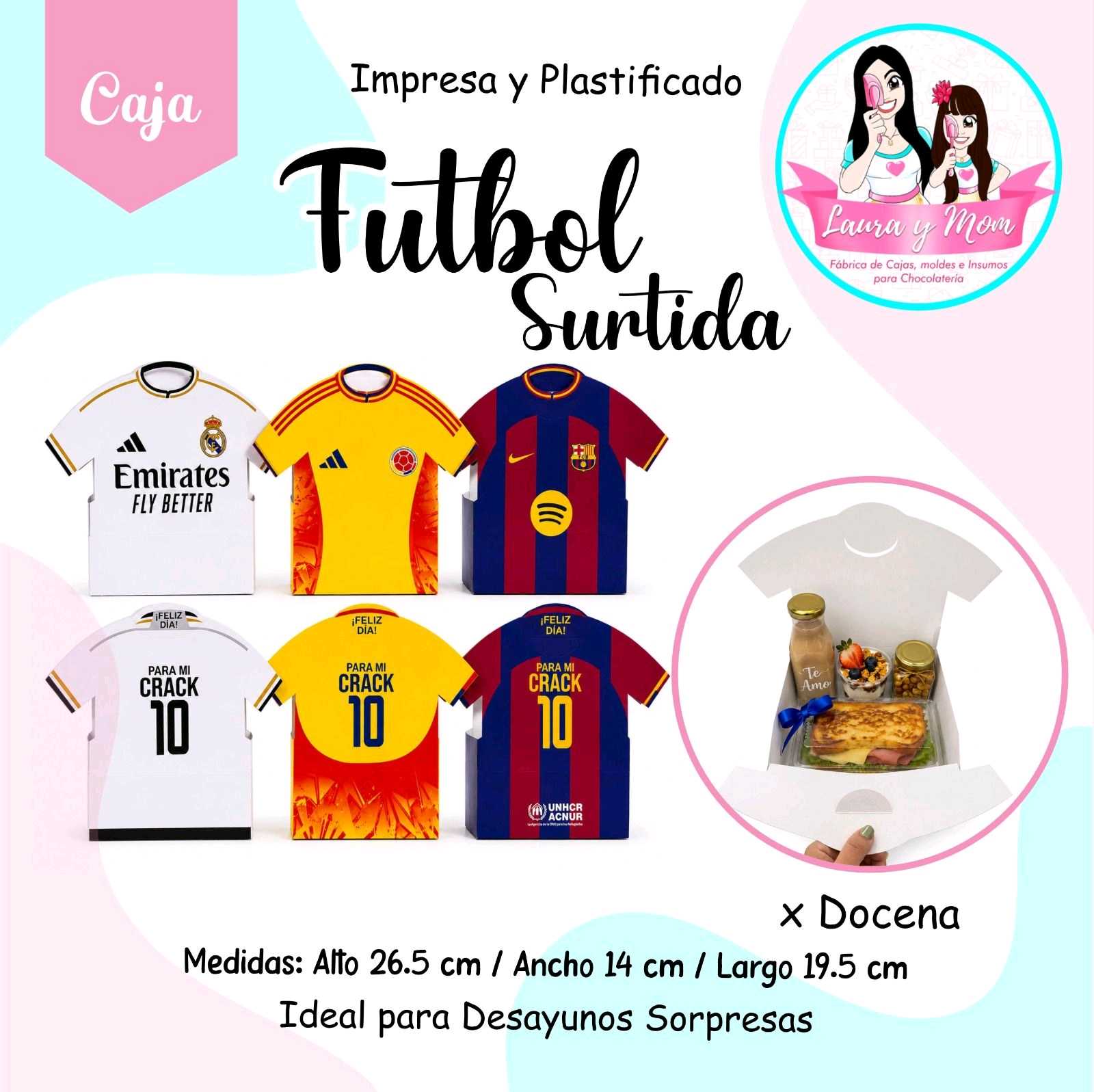 Cajasx12 Fútbol Surtida hombre